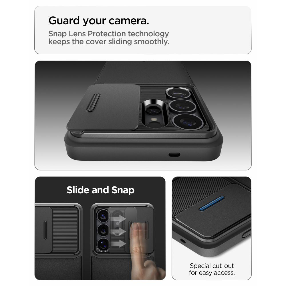 Spigen - Optik Armor (ACS10687) - Samsung Galaxy S26 Ultra - Black