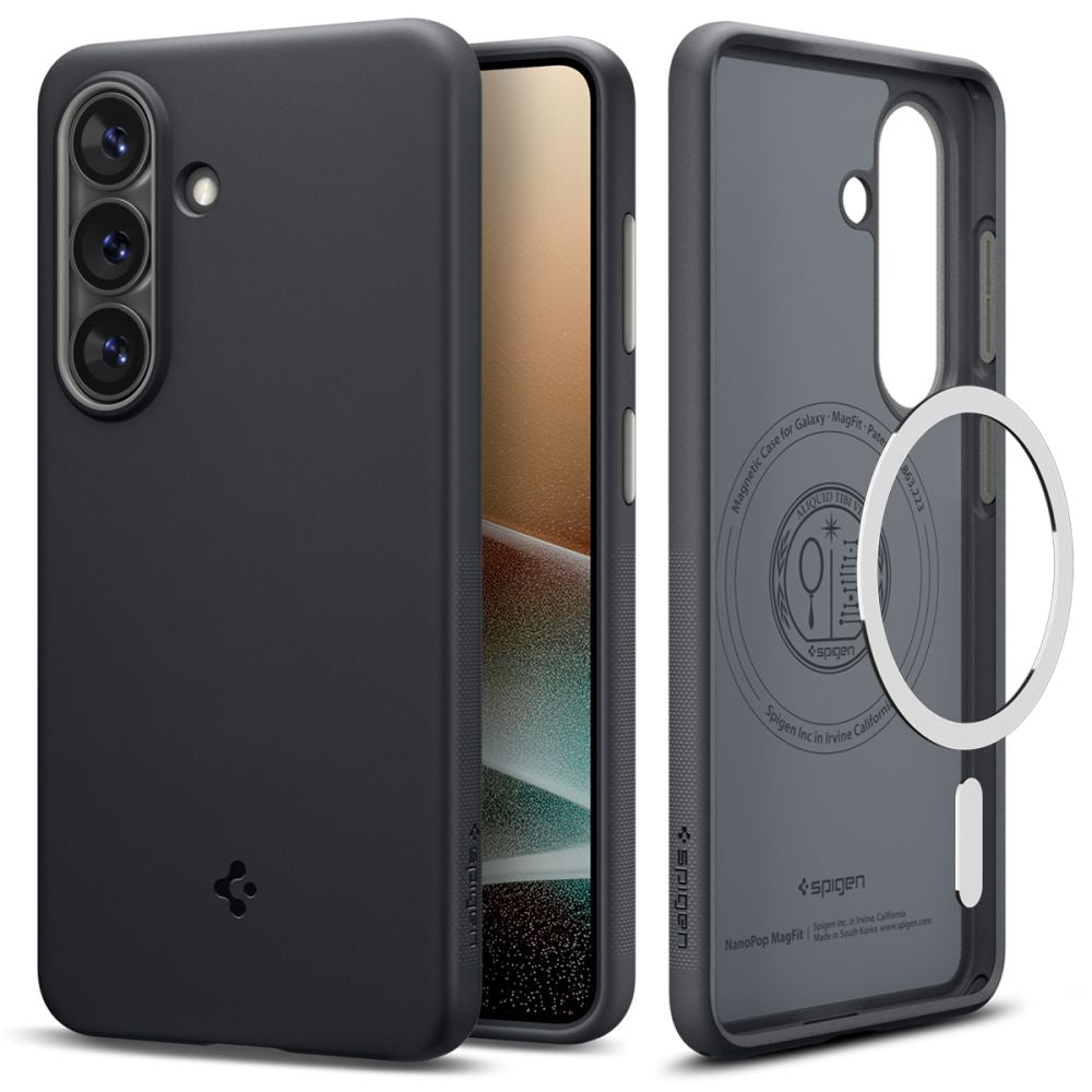 Spigen - Caseology Nano Pop MagSafe (ACS11066) - Samsung Galaxy S26 - Black Sesame