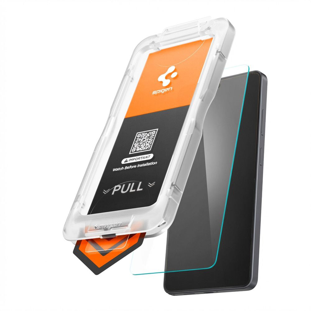 Spigen - Glas.tR EZ-FIT Pro HD (AGL11097) - Samsung Galaxy S26 - Clear