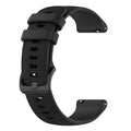 Techsuit - Watchband 18mm (W006) - Huawei Watch GT 4 (41mm)/W1/Honor Watch S1/Garmin Venu 2S/Vivoactive 4S - Black