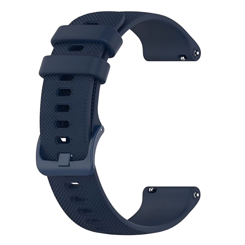 Techsuit - Watchband 20mm (W006) - Samsung Galaxy Watch 4/5/Active 2, Huawei Watch GT 3 (42mm)/GT 3 Pro (43mm) - Blue