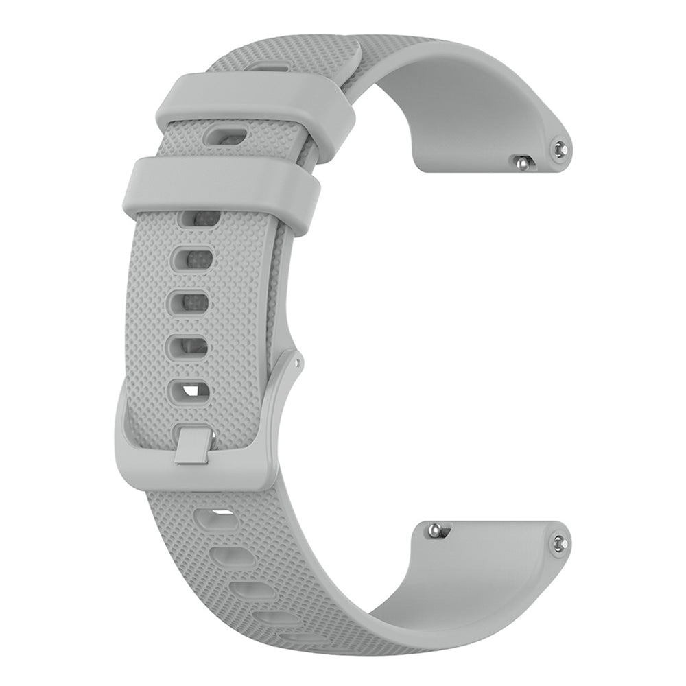 Techsuit - Watchband 18mm (W006) - Huawei Watch GT 4 (41mm)/W1/Honor Watch S1/Garmin Venu 2S/Vivoactive 4S - Gray
