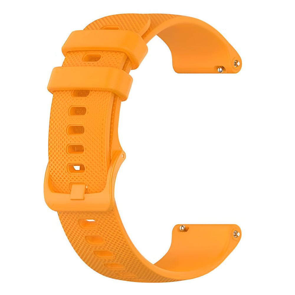 Techsuit - Watchband 18mm (W006) - Huawei Watch GT 4 (41mm)/W1/Honor Watch S1/Garmin Venu 2S/Vivoactive 4S - Orange