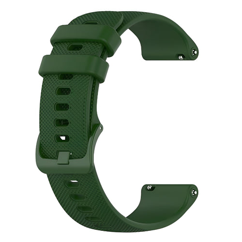 Techsuit - Watchband 20mm (W006) - Samsung Galaxy Watch 4/5/Active 2, Huawei Watch GT 3 (42mm)/GT 3 Pro (43mm) - Green