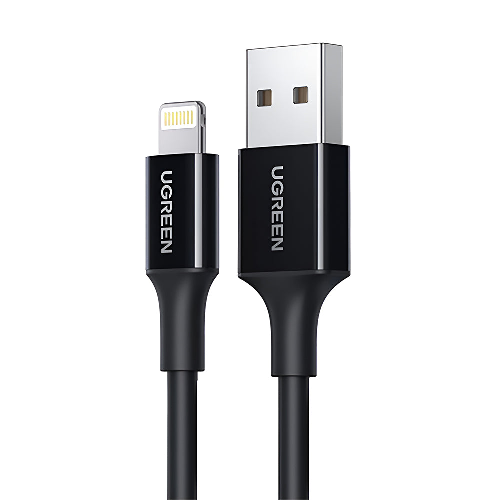 Ugreen - Data Cable (80823) - USB to Lightning MFi, 2.4A, 2m - Black