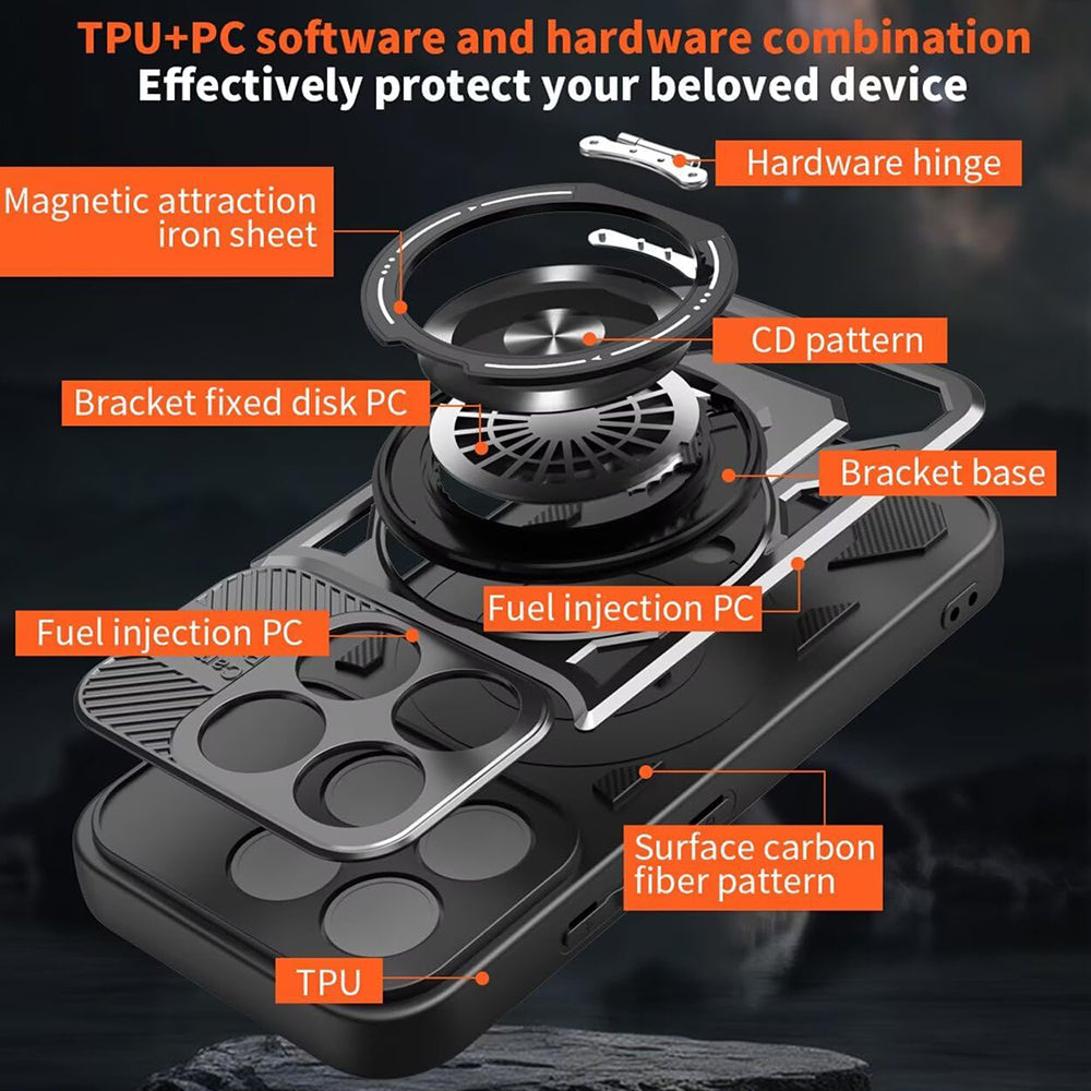 TechSuit Husa de protectie Techsuit RuggedCam compatibil cu Xiaomi 17, Mov – imagine 5