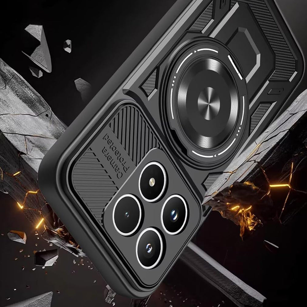 TechSuit Husa de protectie Techsuit RuggedCam compatibil cu Xiaomi 17, Negru – imagine 2