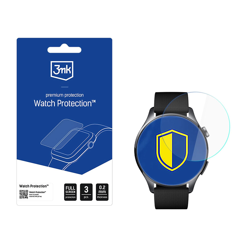 3mk - Watch Protection ARC (3 pack) - Xiaomi Watch 5 (47mm) - Clear