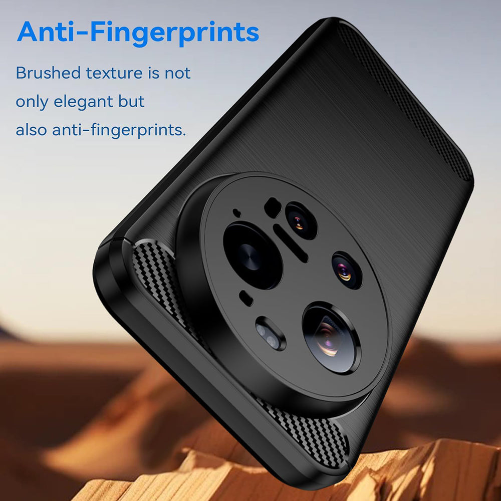 TechSuit Husa de protectie Techsuit Carbon Silicone compatibil cu Xiaomi 17 Ultra, Albastru – imagine 3
