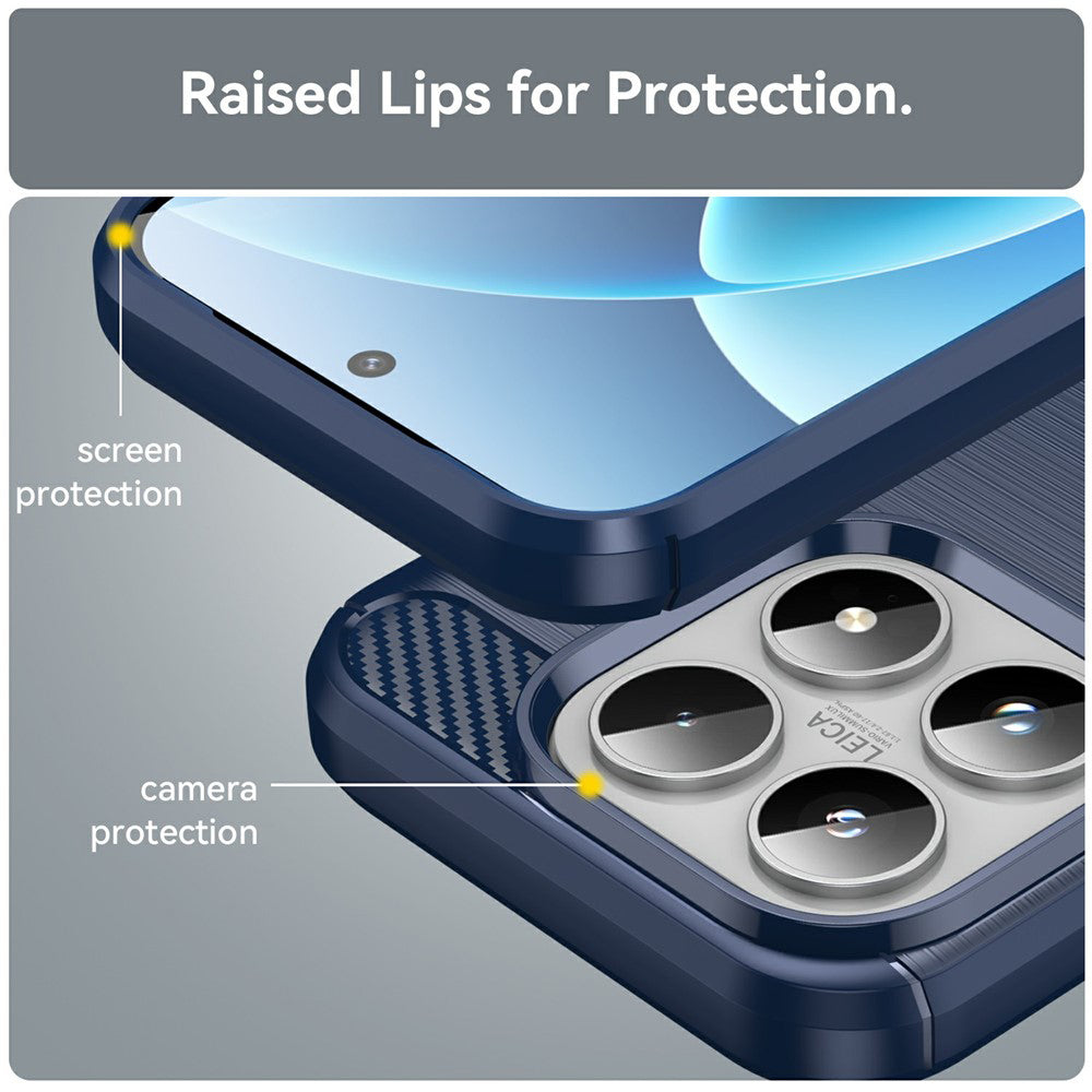 Techsuit - Carbon Silicone - Xiaomi 17 - Blue