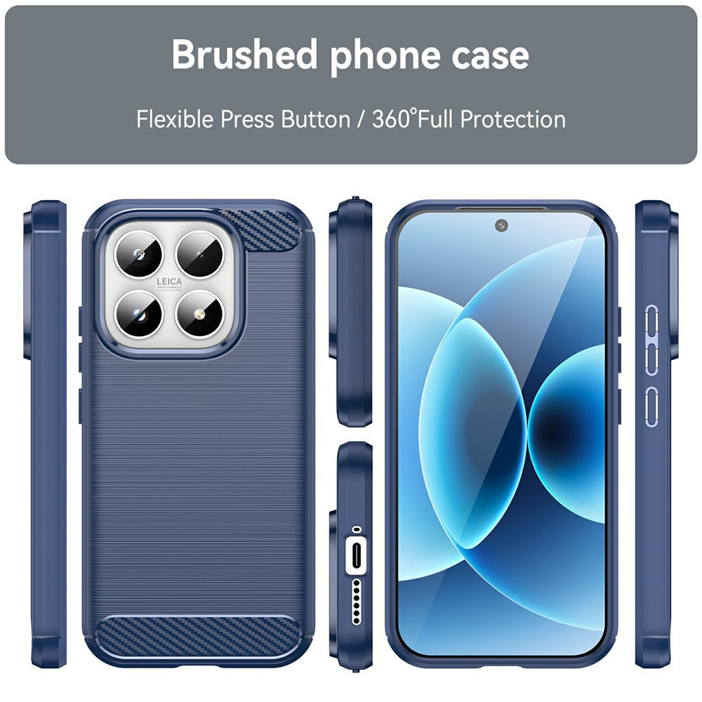 Techsuit - Carbon Silicone - Xiaomi 17 - Blue