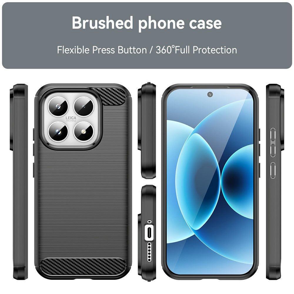 Techsuit - Carbon Silicone - Xiaomi 17 - Black
