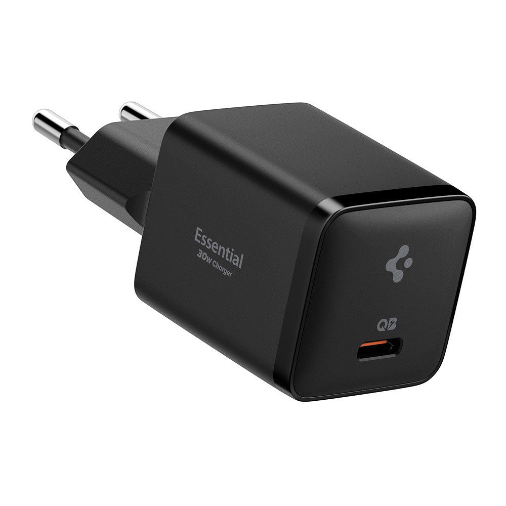 Incarcator Spigen (ACH09493), Type-C, 30W, Fast Charging, Negru