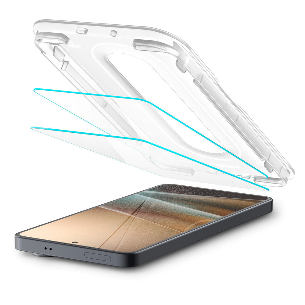 Spigen Folie de protectie Spigen (set de 2) Glas.tR EZ-FIT Pro (Anti-Reflection) (AGL11092) compatibil cu Samsung Galaxy