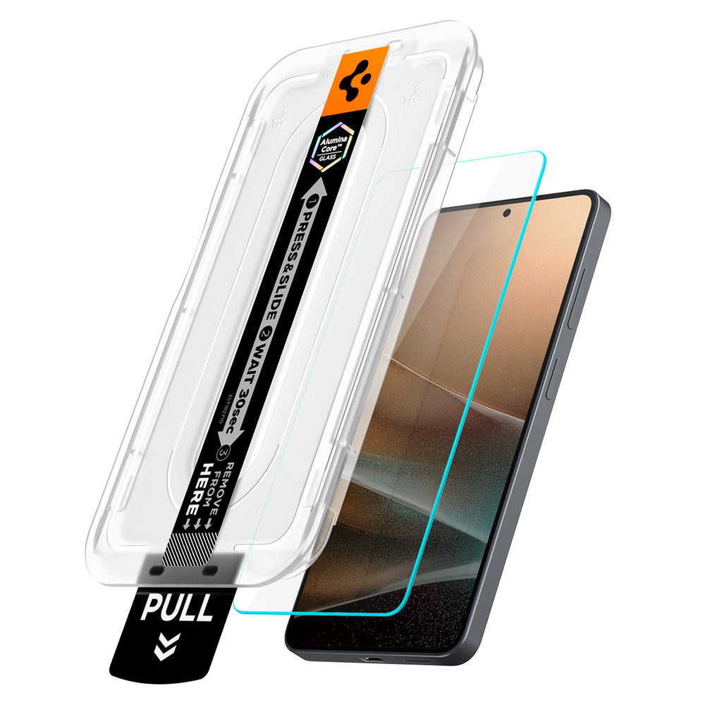 Spigen Folie de protectie Spigen (set de 2) Glas.tR EZ-FIT Pro (Anti-Reflection) (AGL11080) compatibil cu Samsung Galaxy