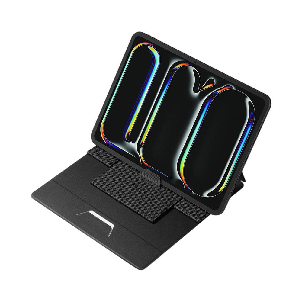 Spigen - Slim Fold Laptop Stand LD201-S8 (AMP11117) - Foldable, Slim, Stable, Anti-Slip, Non Adhesive, Up to 16" - Black