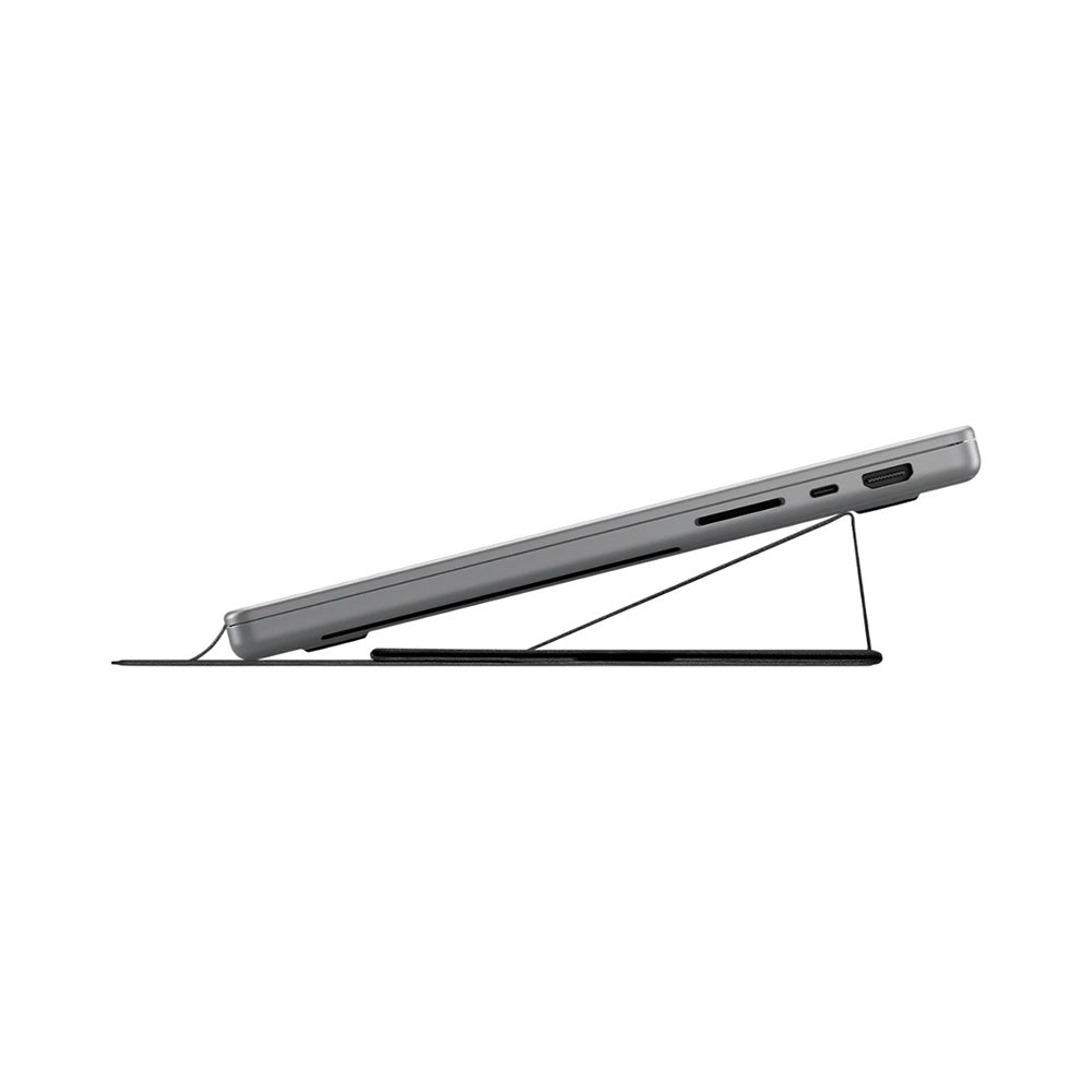 Spigen - Slim Fold Laptop Stand LD201-S8 (AMP11117) - Foldable, Slim, Stable, Anti-Slip, Non Adhesive, Up to 16" - Black