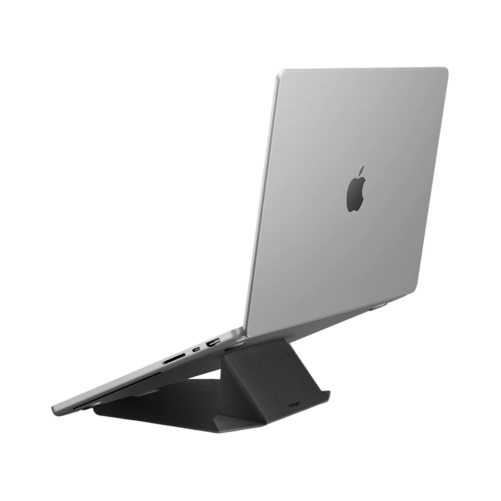 Spigen - Slim Fold Laptop Holder LD201-S9 (AMP11118) - Vertical Dock, Foldable, Slim, Stable, Anti-Slip, Up to 16" - Bla