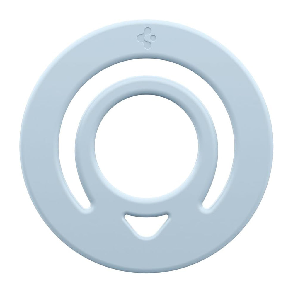 Spigen - Phone Ring Dual Pop MagSafe (AMP11368) - with Flexible Finger Loop Grip, Dual Magnetic, Silicone - Light Blue