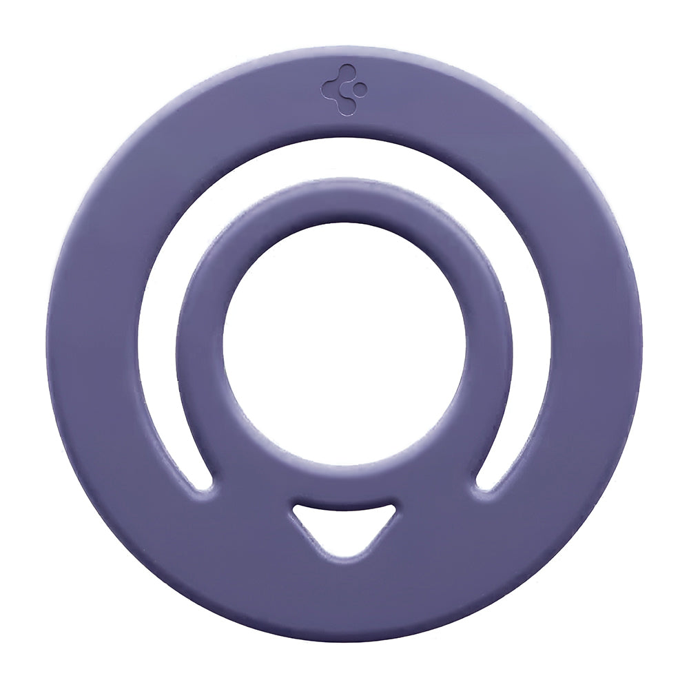 Spigen - Phone Ring Dual Pop MagSafe (AMP11369) - with Flexible Finger Loop Grip, Dual Magnetic, Silicone - Violet