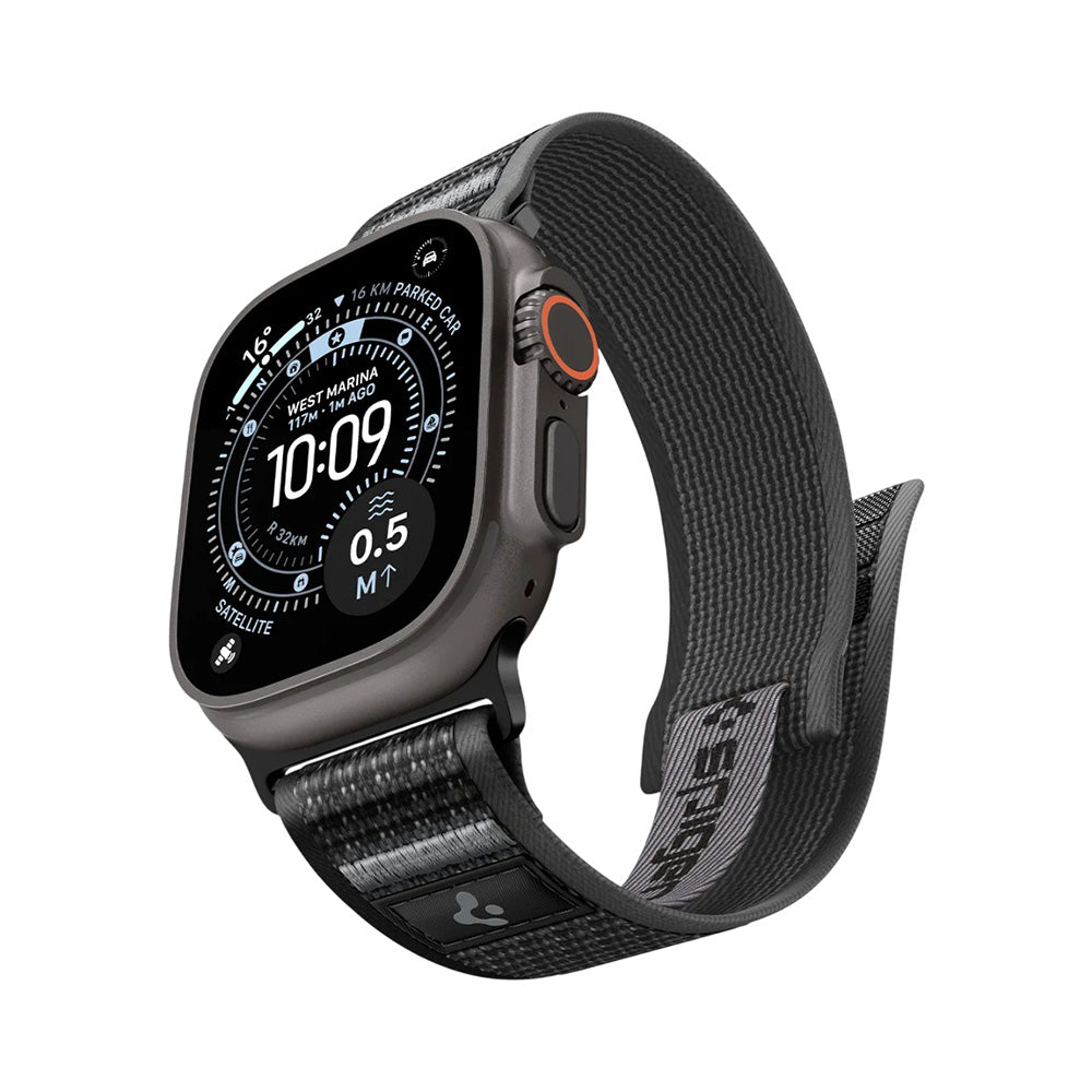 Curea smartwatch Spigen Athlex Air 2 compatibil cu Apple Watch 6 / Ultra 3 / 11, Negru