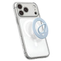 Spigen - Phone Ring Dual Pop MagSafe (AMP11368) - with Flexible Finger Loop Grip, Dual Magnetic, Silicone - Light Blue