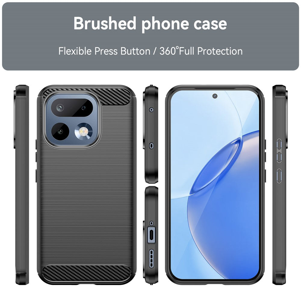 Techsuit - Carbon Silicone - Realme 16 Pro - Black