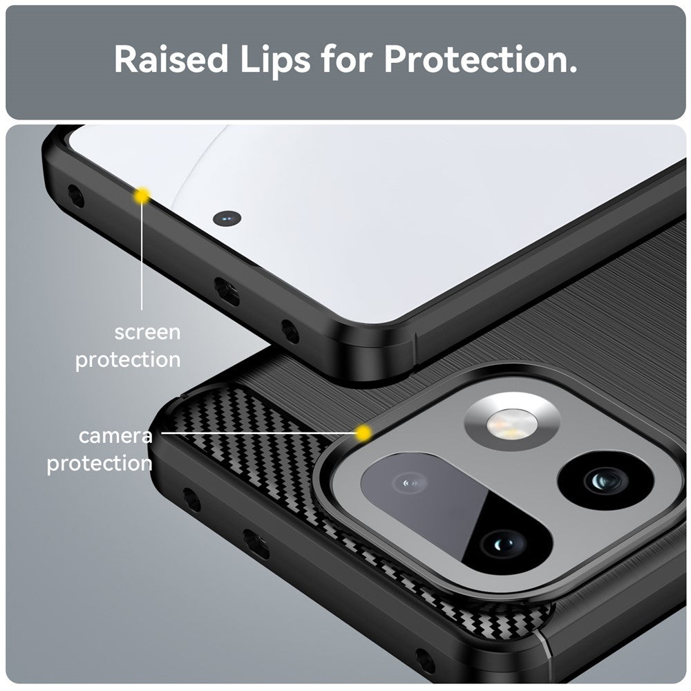 Techsuit - Carbon Silicone - Realme 16 Pro+ - Black
