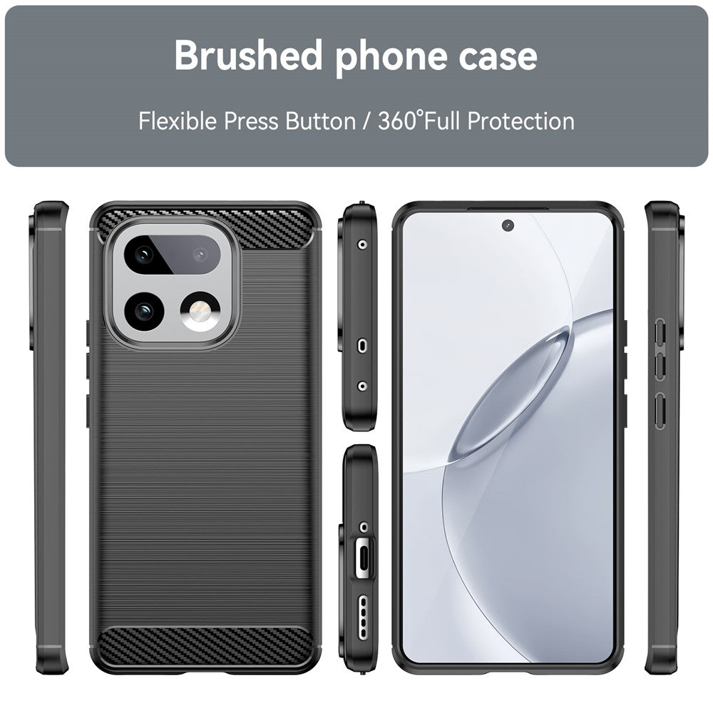 Techsuit - Carbon Silicone - Realme 16 Pro+ - Black