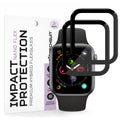 Techsuit - Nano Flex (2 pack) - Apple Watch 4 / 5 /6 / SE / SE 2 / SE 3 40mm - Black