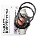 Techsuit - Nano Flex (2 pack) - Huawei Watch 4 Pro - Black