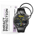 Techsuit - Nano Flex (2 pack) - Huawei Watch GT 5 Pro 46mm - Black