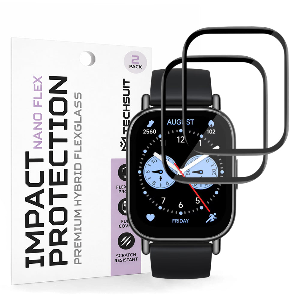 Techsuit - Nano Flex (2 pack) - Xiaomi Redmi Watch 5 Lite - Black