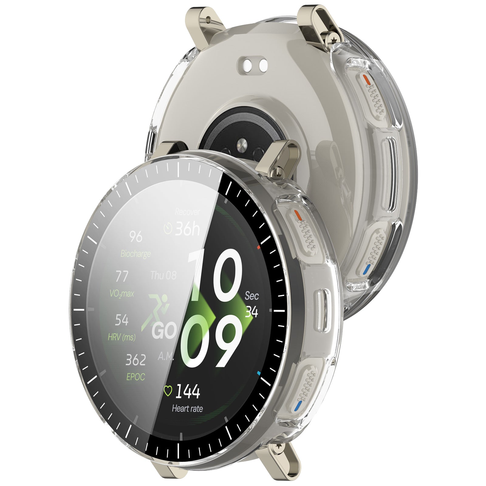 TechSuit Folie de protectie smartwatch Techsuit Defense360 Pro + Screen Protector compatibil cu Amazfit Active 3 Premium
