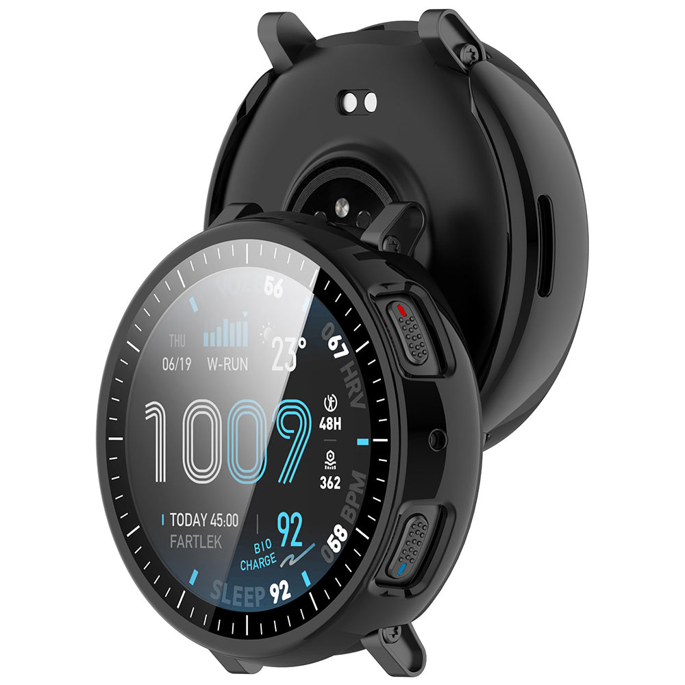 TechSuit Folie de protectie smartwatch Techsuit Defense360 Pro + Screen Protector compatibil cu Amazfit Active Max, Negr