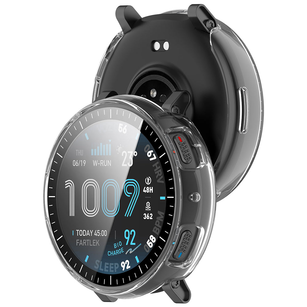 TechSuit Folie de protectie smartwatch Techsuit Defense360 Pro + Screen Protector compatibil cu Amazfit Active Max, Tran