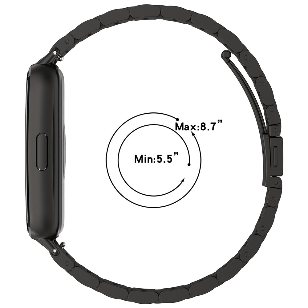 TechSuit Curea smartwatch Techsuit Watchband (W010) compatibil cu Huawei Band 11 / Band 11 Pro, Negru – imagine 3