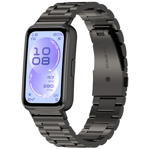 TechSuit Curea smartwatch Techsuit Watchband (W010) compatibil cu Huawei Band 11 / Band 11 Pro, Negru