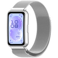 TechSuit Curea smartwatch Techsuit Watchband (W009) compatibil cu Huawei Band 11 / Band 11 Pro, Argintiu