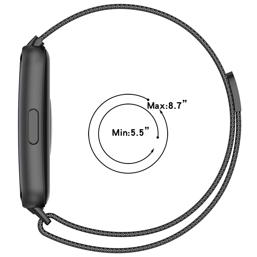 TechSuit Curea smartwatch Techsuit Watchband (W009) compatibil cu Huawei Band 11 / Band 11 Pro, Negru – imagine 3