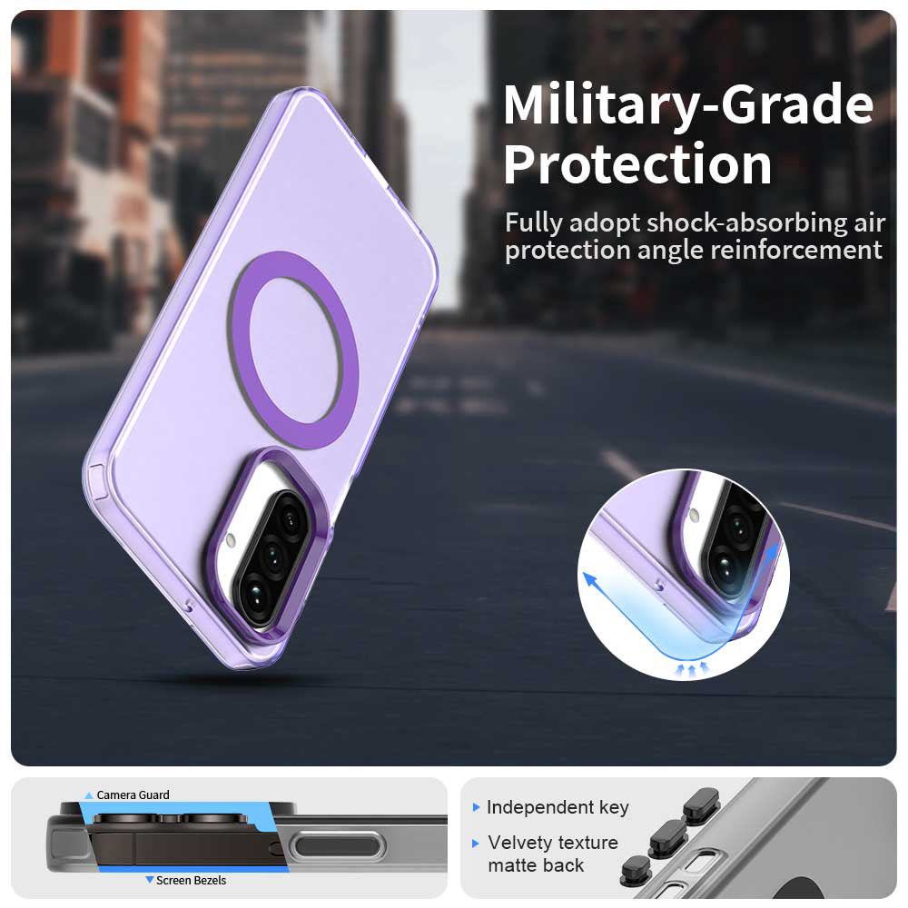 Husa pentru Samsung Galaxy A27 5G - Techsuit CandyCase MagSafe - Purple