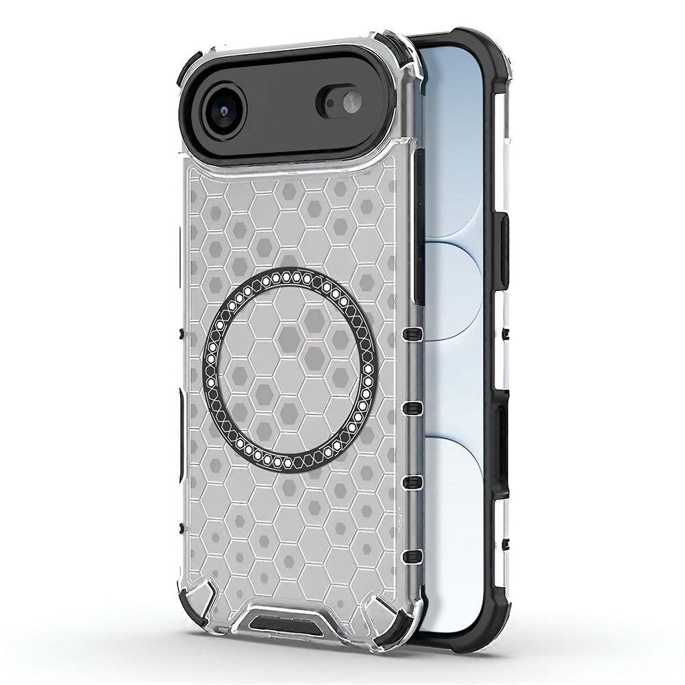 Techsuit - HoneyComb Shield MagSafe [Camera Protection] - iPhone 17 Air - White