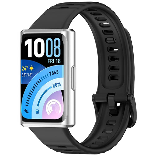 TechSuit Curea smartwatch Techsuit Watchband (W082) compatibil cu Huawei Band 11 / Band 11 Pro, Negru – imagine 2