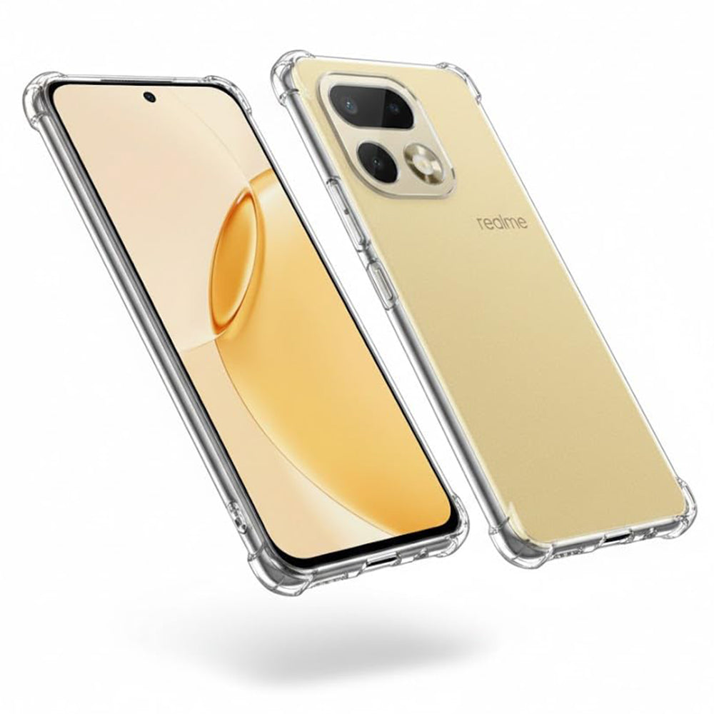 Techsuit - Shockproof Clear Silicone - Realme 16 Pro+ - Clear