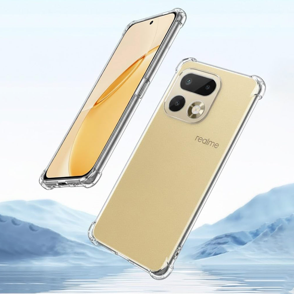 Techsuit - Shockproof Clear Silicone - Realme 16 Pro+ - Clear