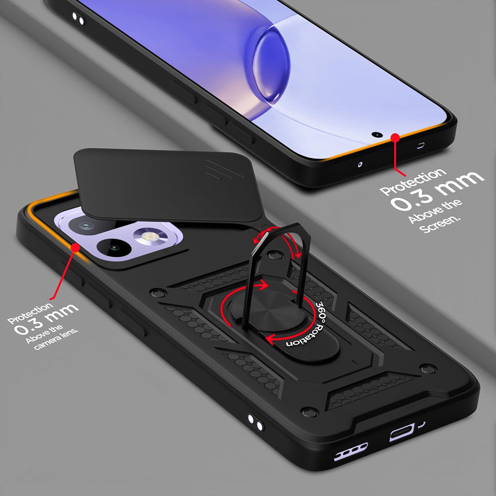 Techsuit - CamShield Series - Realme 16 Pro - Black