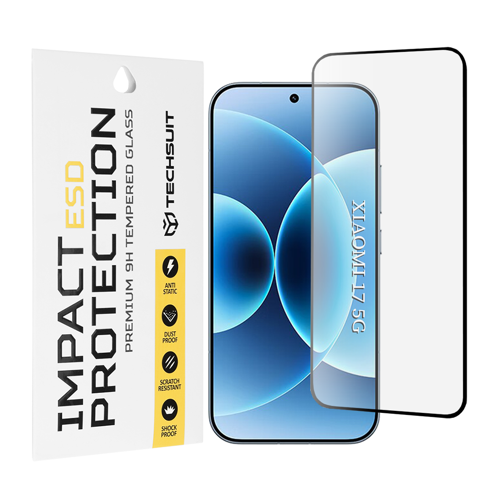 TechSuit Folie de protectie Techsuit ESD Glass compatibil cu Xiaomi 17, Negru