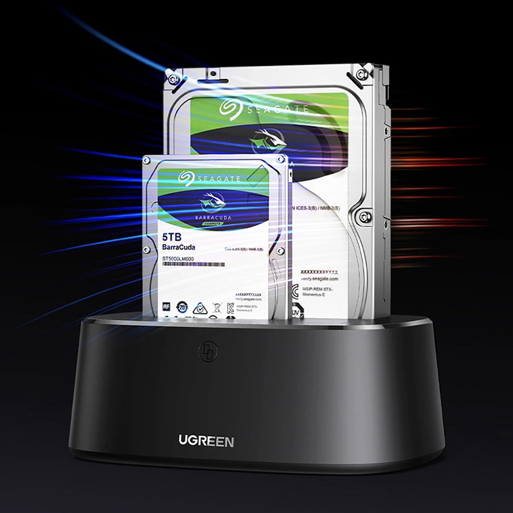Carcasa HDD, SATA 2.5"/ 3.5", 5Gbps, Offline Clone - Ugreen CM198 (50857) - Black