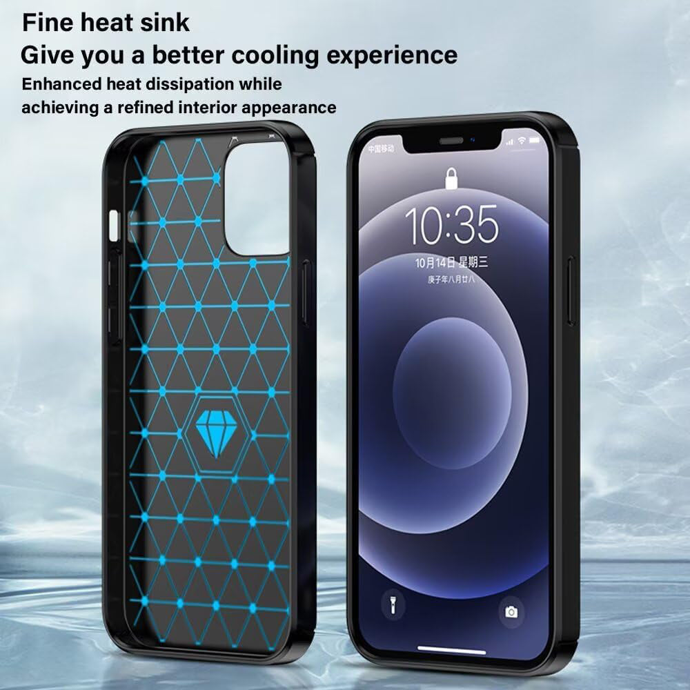 Techsuit - Carbon Silicone - Oppo A6 4G - Black
