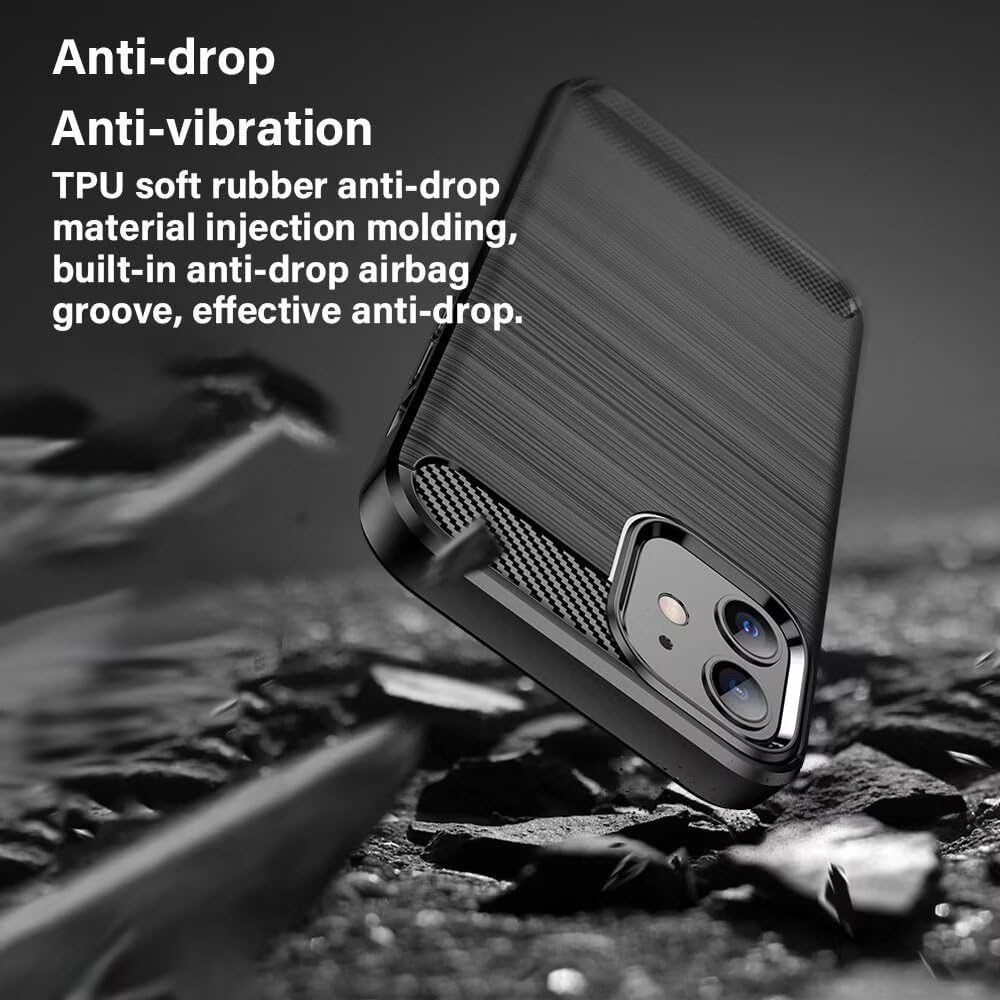 Techsuit - Carbon Silicone - Oppo A6 4G - Black